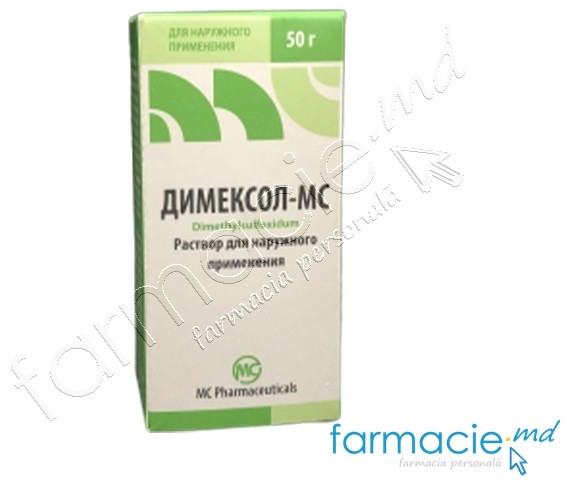 Dimexol-MC 50 g soluţie cutanată