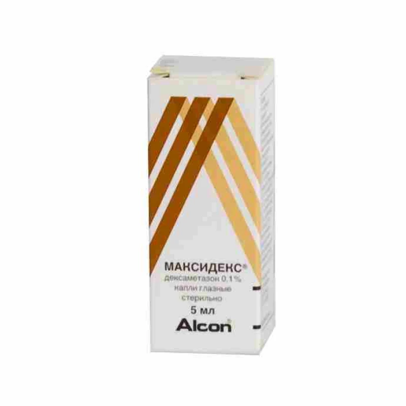 Maxidex 1 mg/ml / 5 ml picături oftalmice, suspensie