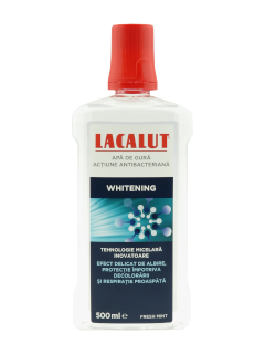 Lacalut Apă de gură Whitening 500 ml