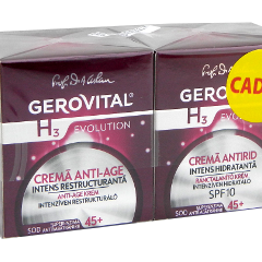 Farmec Gerovital H3 Evolution Anti age 45+ pentru restructurar Cremă 50 ml