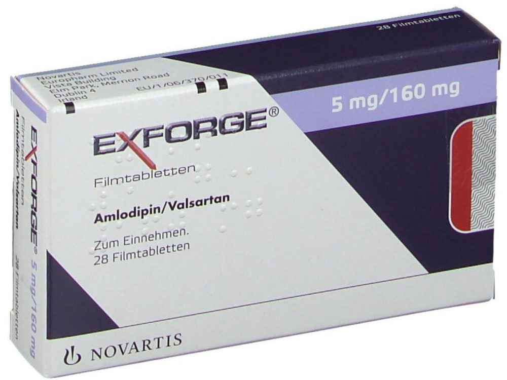 Exforge 160 mg/5 mg comprimate filmate