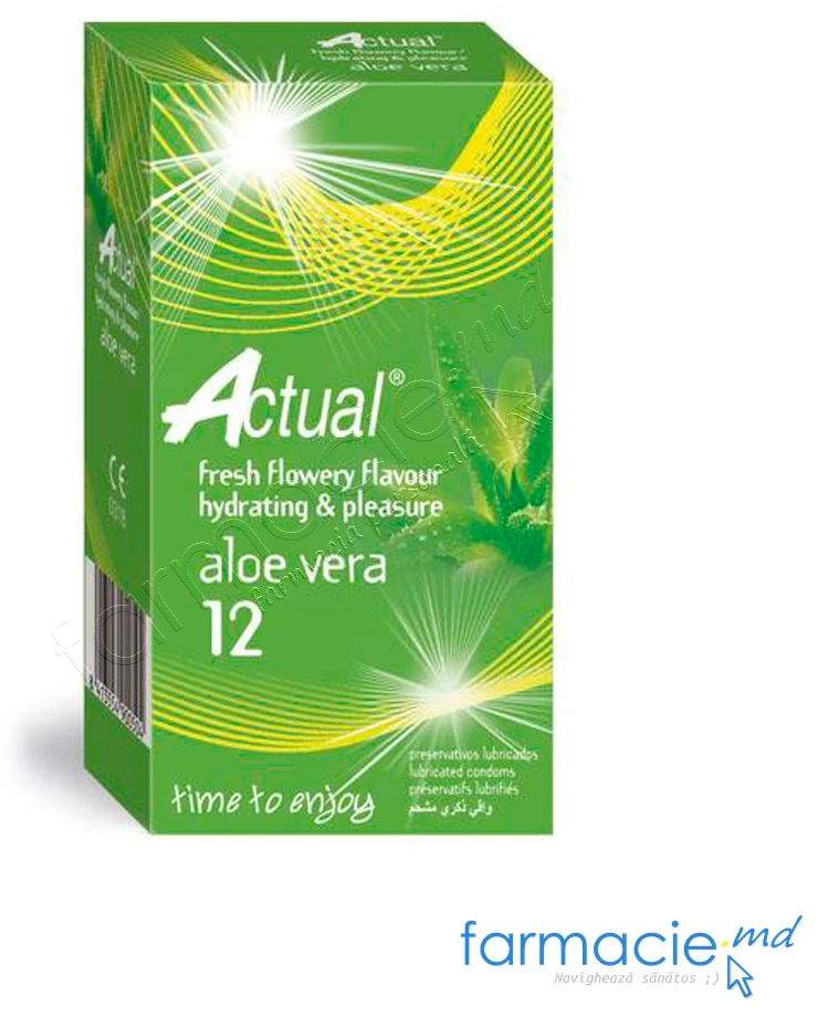 Cex Prezervative Actual Hydrating Pleasure Aloe Vera N12