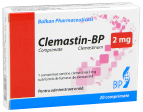Clemastin-BP 2 mg comprimate