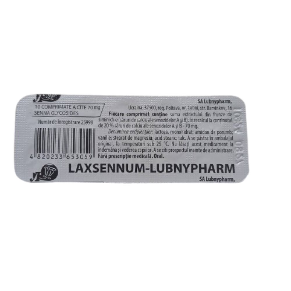 Laxsennum-Lubnypharm 70 mg comprimate