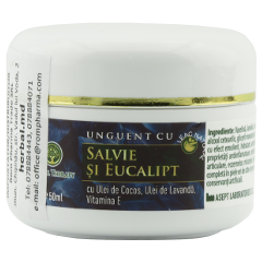 Asept Laboratories Unguent cu Salvie si Eucalipt ung. 50 ml 1 comp
