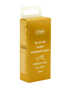 Ziaja de buze Sweet mirabelle plum 12 ml Exfoliant 12 ml
