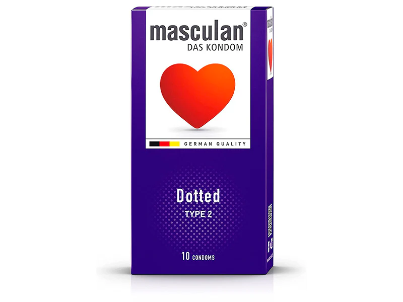 Masculan Prezervative Type Dotted N10