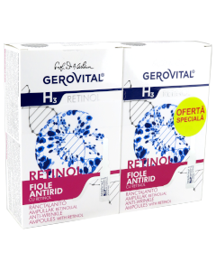 Farmec Gerovital H3 Retinol fiole antirid cu retinol 10 2 ml+f 1 comp