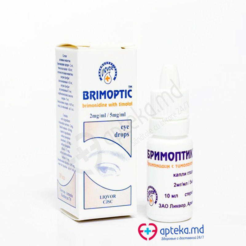 Brimoptic 2 mg/5 mg/ml / 10 ml picături oftalmice, soluţie