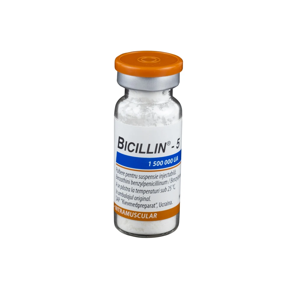 Bicillin-5 1500000 UA pulbere pentru suspensie injectabilă