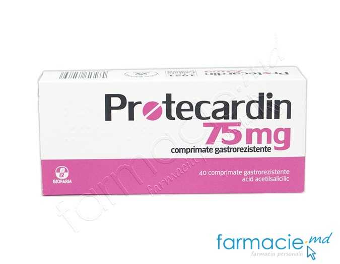 PROTECARDIN 75 mg comprimate gastrorezistente