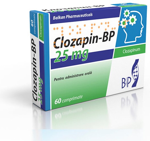 Clozapin-BP 25 mg comprimate
