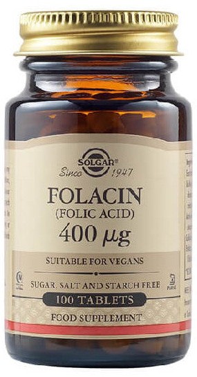 Solgar Acid folic 400 mcg