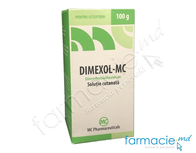 Dimexol-MC 100 g soluţie cutanată