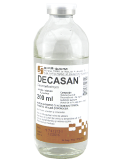 Decasan 0.2 mg/ml / 200 ml soluţie cutanată