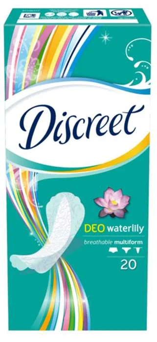 Absorbante zilnice Discreet Deo Waterlilly, 20 buc.