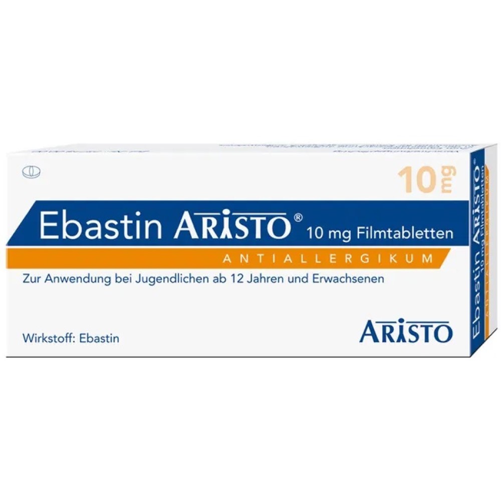 Ebastin Aristo 10 mg comprimate orodispersabile 10 mg comprimate orodispersabile