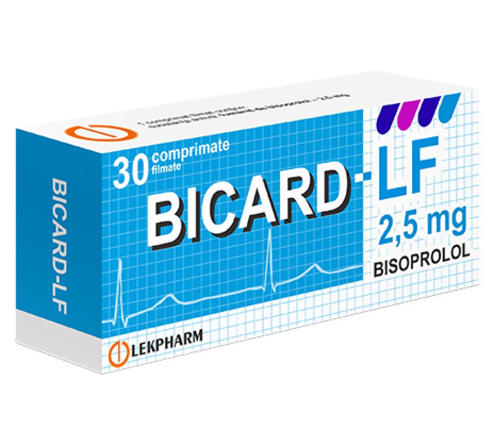 Bicard-LF 2,5 mg comprimate filmate