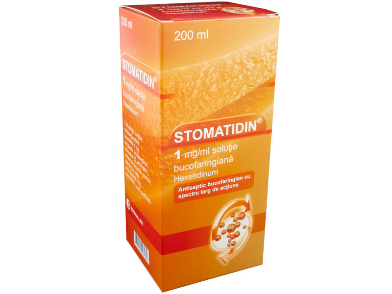 Stomatidin 1 mg/ml / 200 ml soluţie bucofaringiană