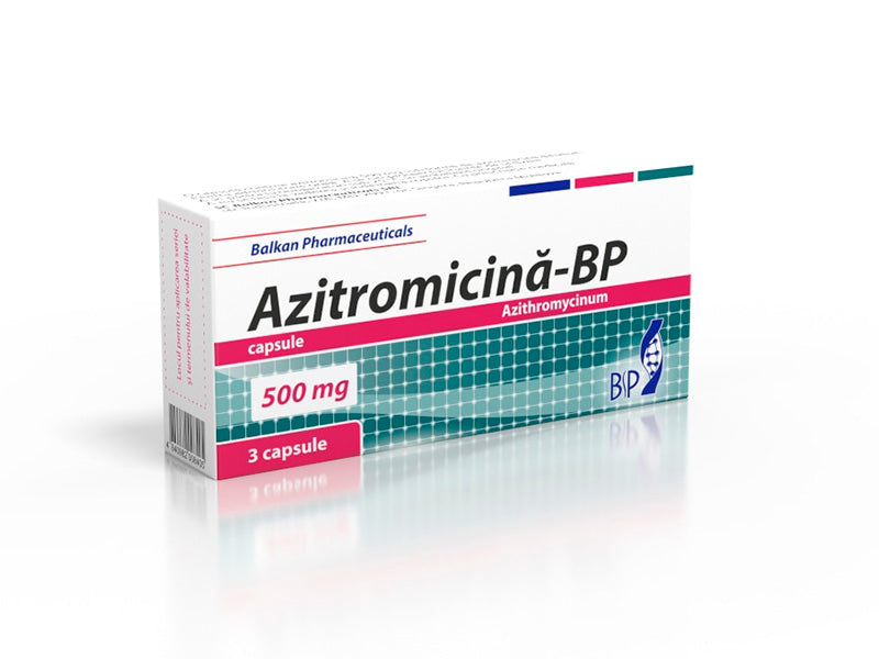 Azitromicină-BP 500 mg capsule