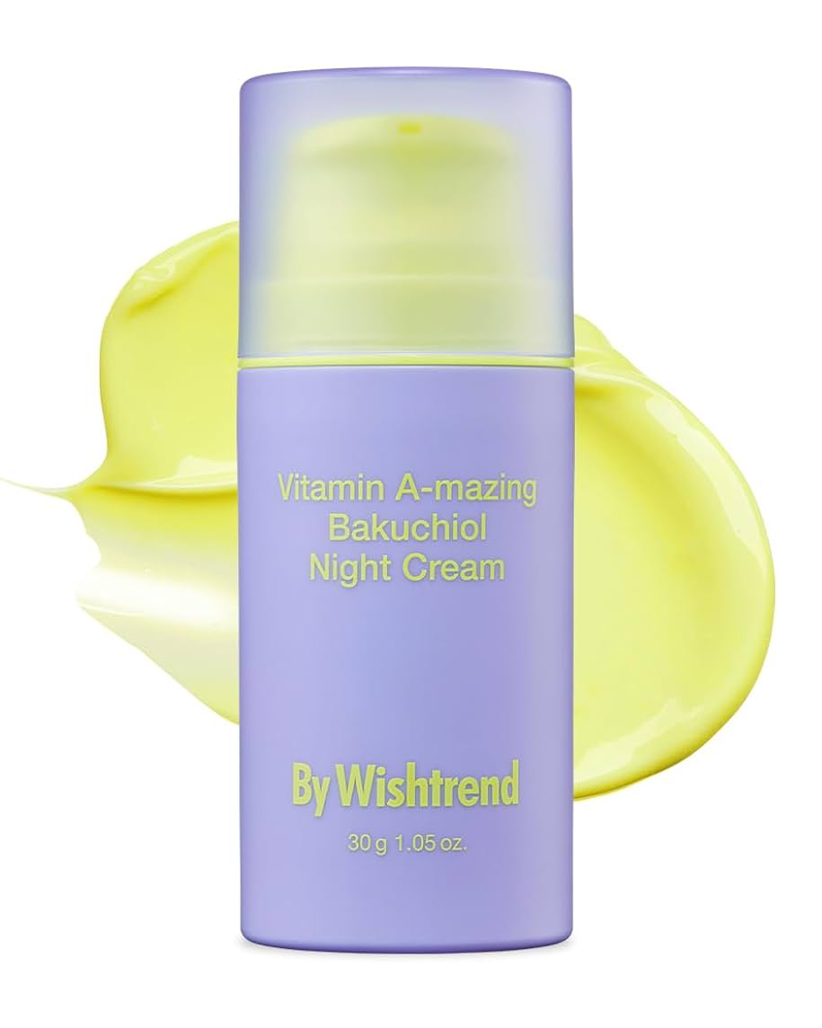 Cremă de noapte By Wishtrend, Vitamin A-mazing Bakuchiol Night Cream, 30 ml