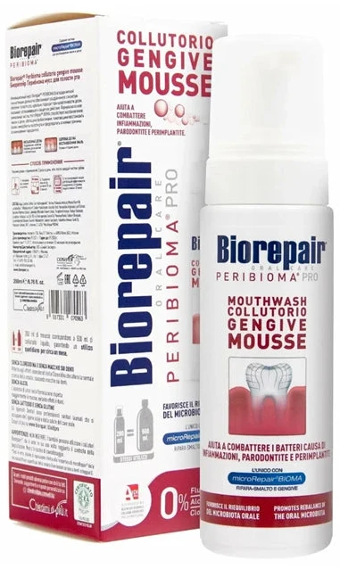 Biorepair Peribioma pentru clătirea cavității bucale Spumă 200 ml