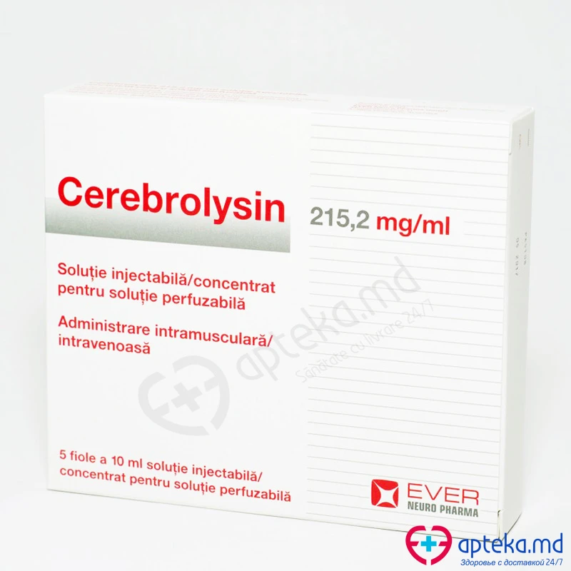 Cerebrolysin 215,2 mg/ml / 10 ml soluţie injectabilă / concentrat pentru soluţie perfuzabilă