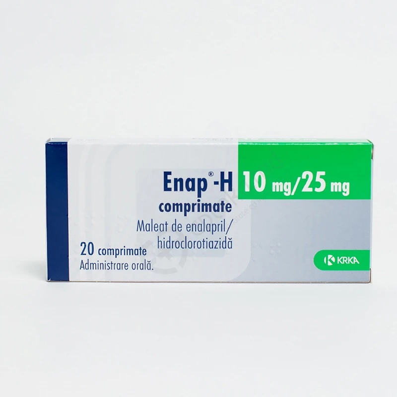 Enap -H 10 mg/25 mg comprimate