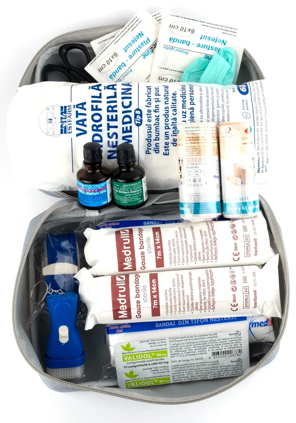 Trusă medicală auto (pânză) Felicia