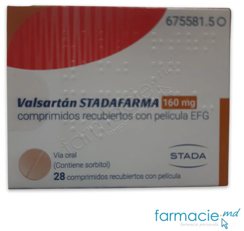 Valsartan STADAFARMA 160 mg comprimate filmate