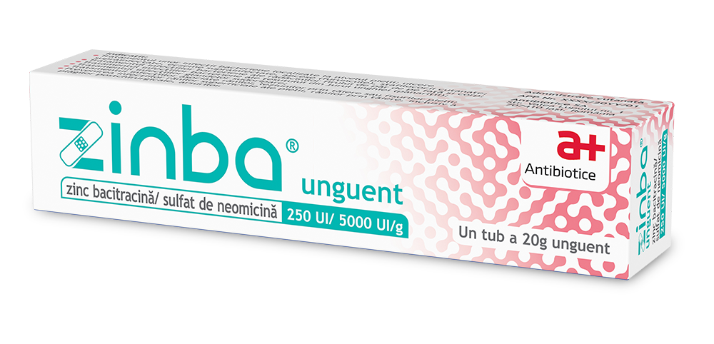 Zinba 250 UI/5000 UI/g unguent 250 UI/5000 UI/g / 20 g unguent