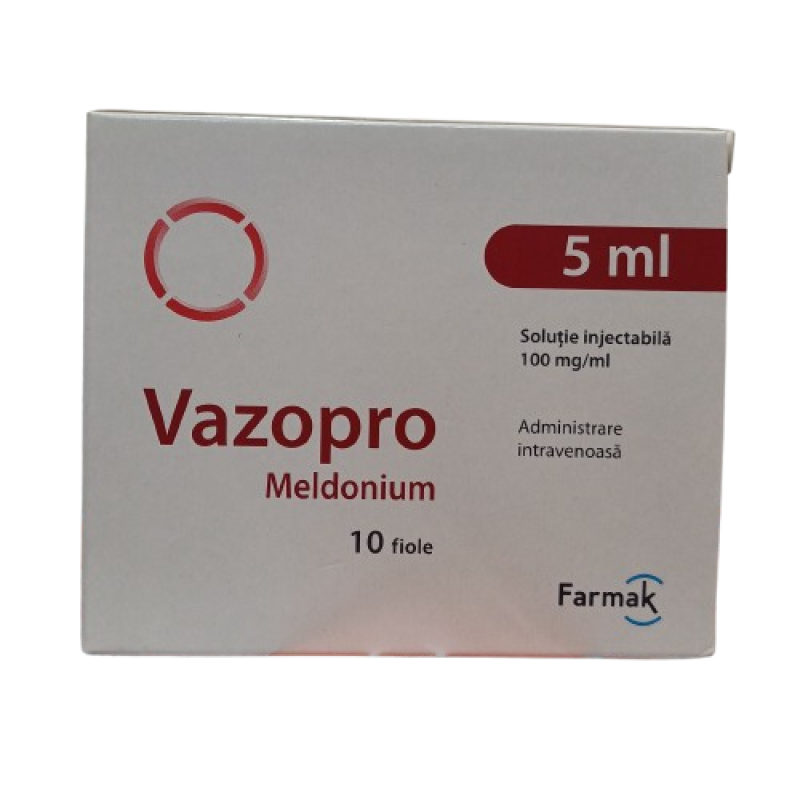 Vazopro 100 mg/ml / 5 ml soluţie injectabilă