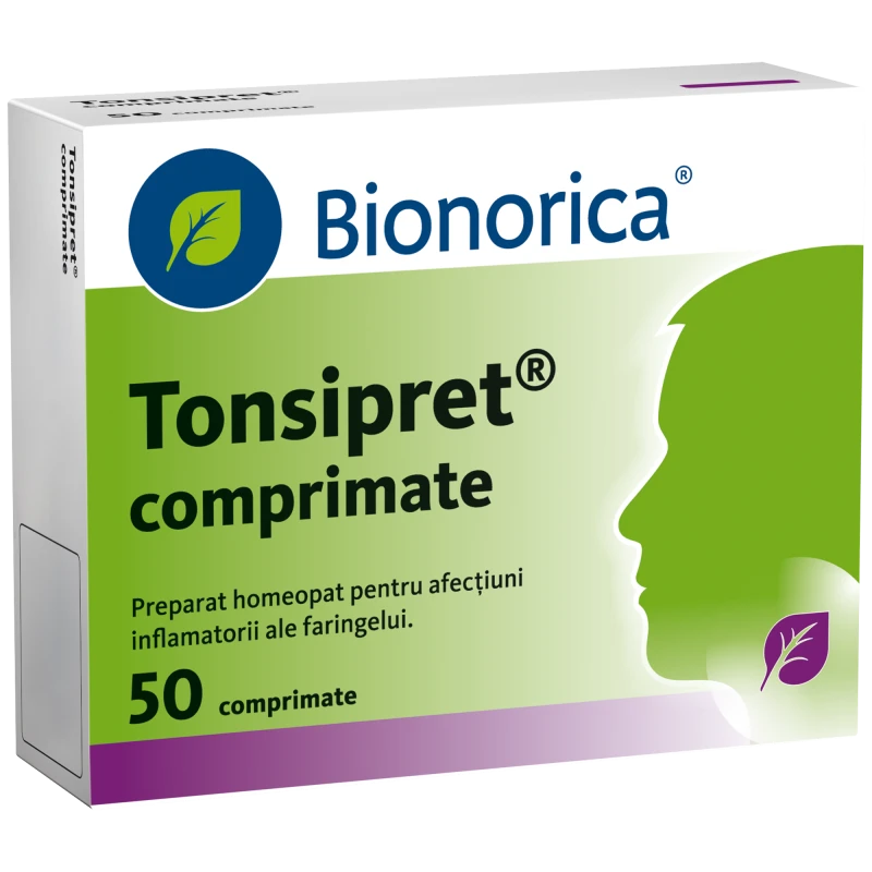 Tonsipret comprimate 75 mg + 50 mg + 75 mg comprimate