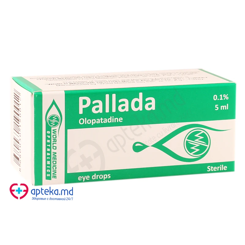 Pallada 1 mg/ml / 5 ml picături oftalmice, soluţie