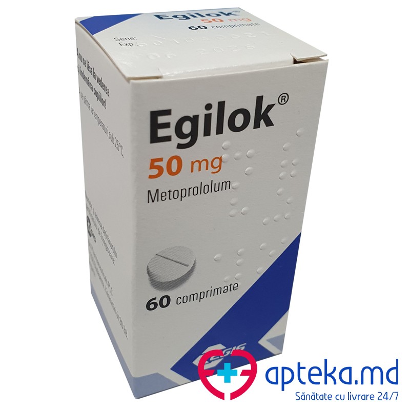 Egilok 50 mg comprimate