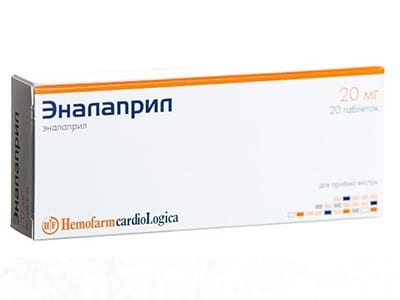Enalapril 20 mg comprimate