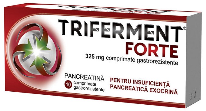 Triferment Forte 325 mg comprimate gastrorezistente 325 mg comprimate gastrorezistente