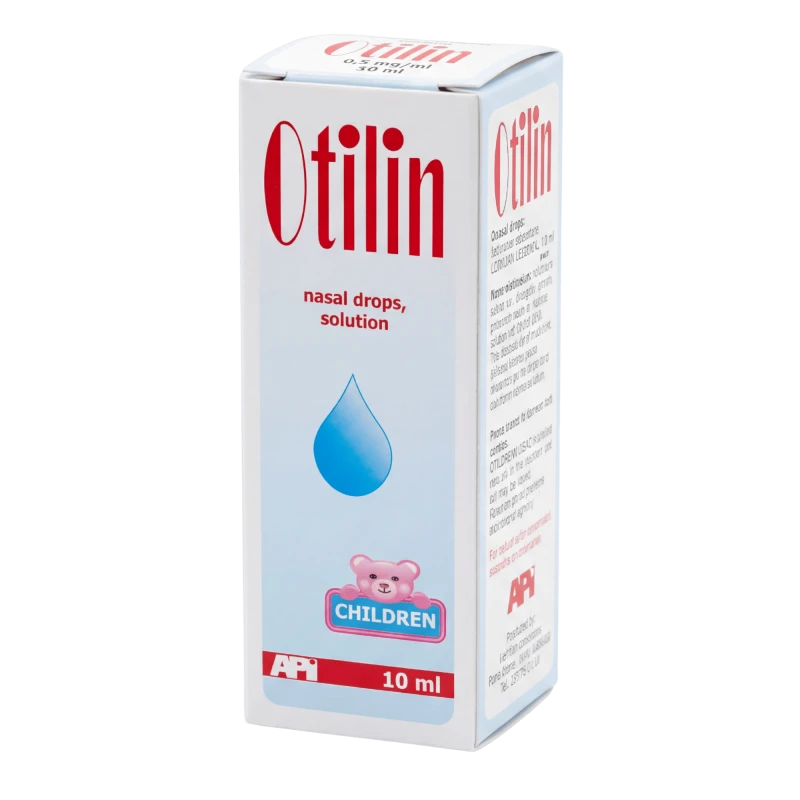 Otilin 0,5 mg/ml / 10 ml picături nazale, soluţie