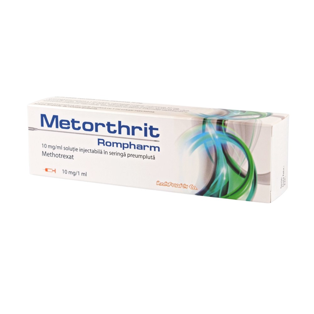 Metorthrit Rompharm 10 mg/ml / 1 ml soluţie injectabilă în seringă preumplută