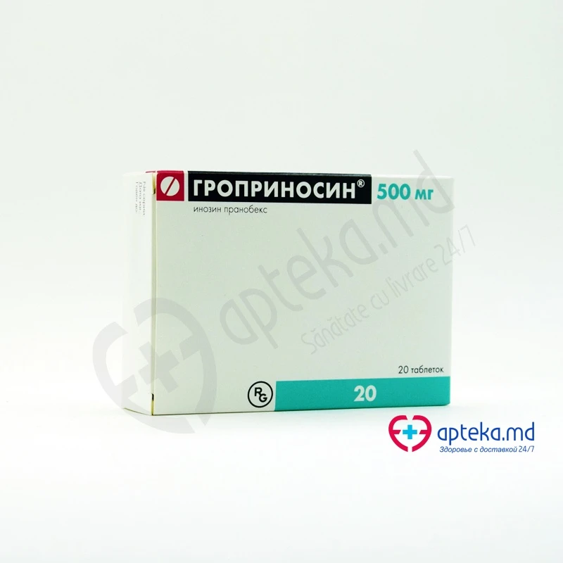 Groprinosin 500 mg comprimate