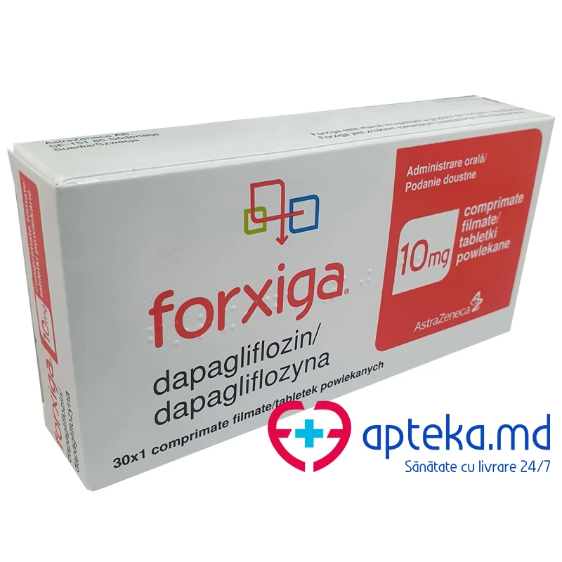 Forxiga 10 mg comprimate filmate