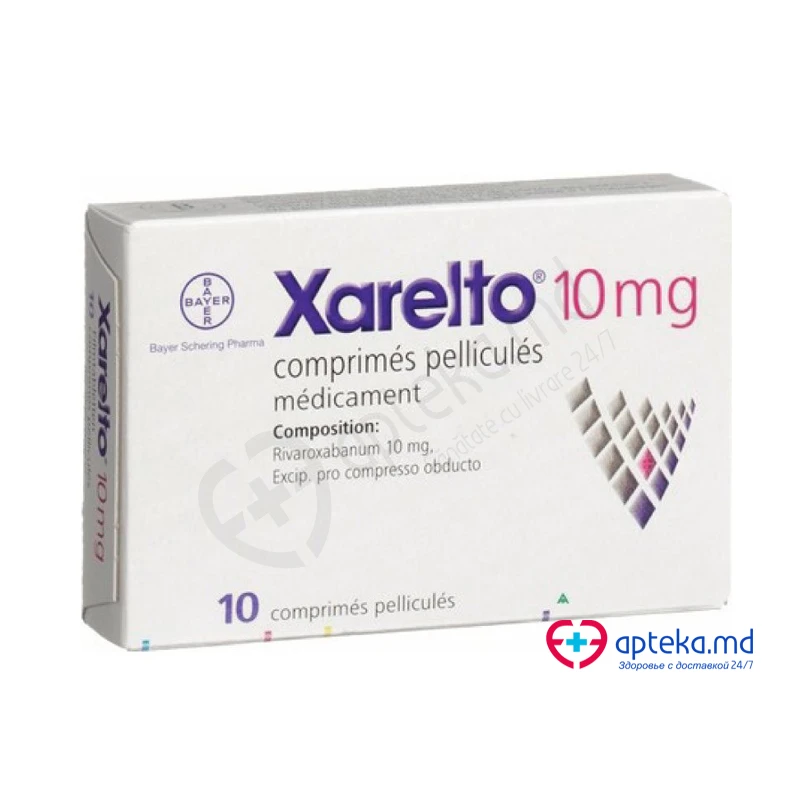 Xarelto 10 mg comprimate filmate