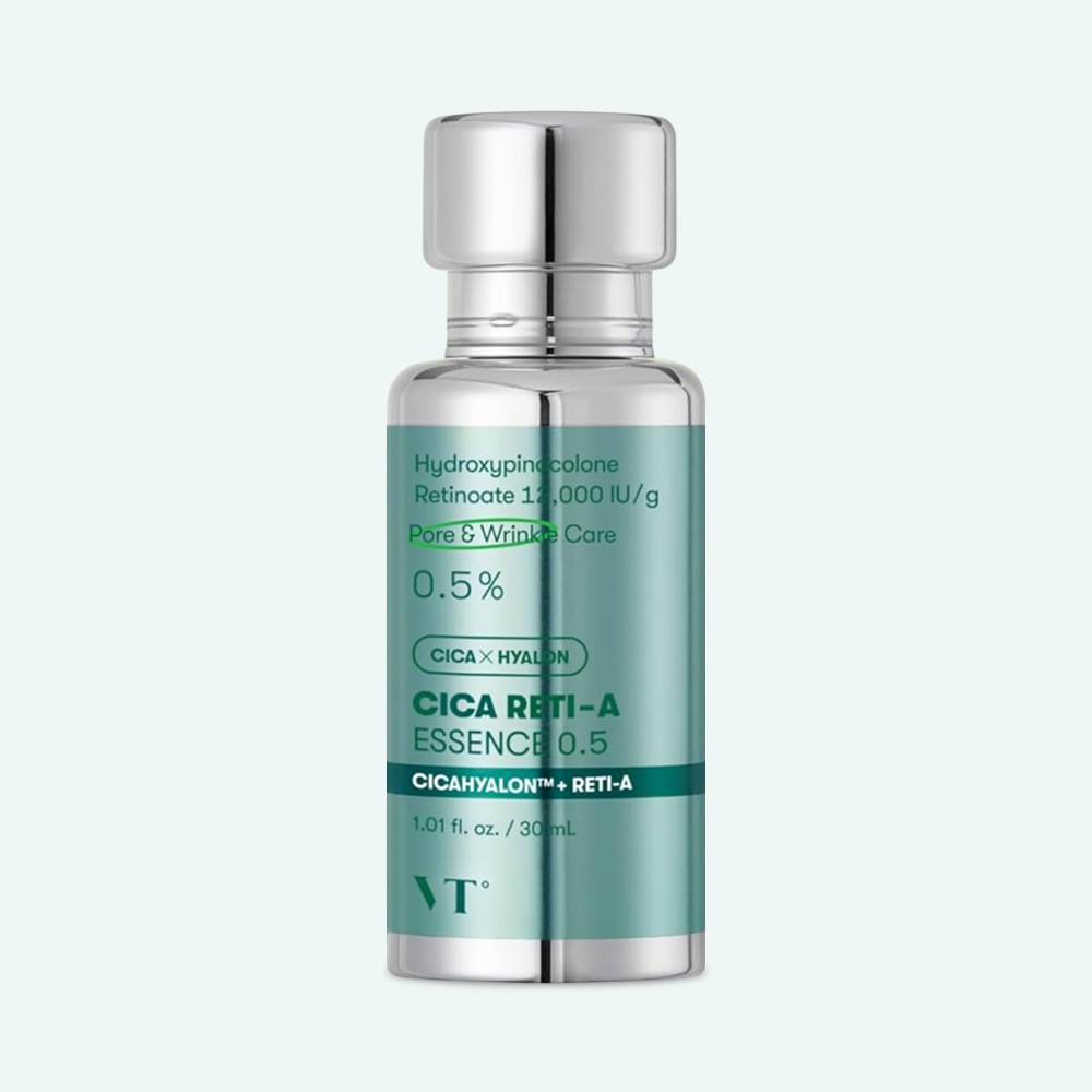 Esență anti-age cu CICA și derivați de retinoizi VT Cosmetics CICA RETI-A Essence 0.5 – 30 ml