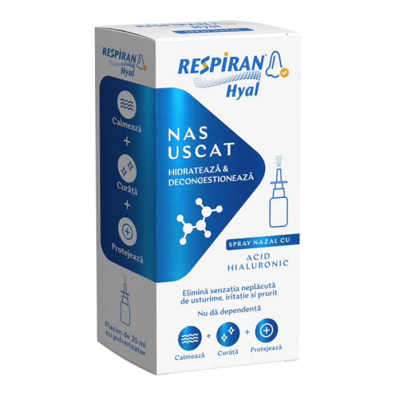 Respiran Hyal spray nazal copii 20 мл (acid hialuronic)