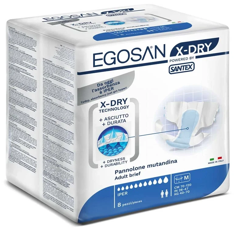 Egosan X-Dry Hiper для взрослых M 8 шт.