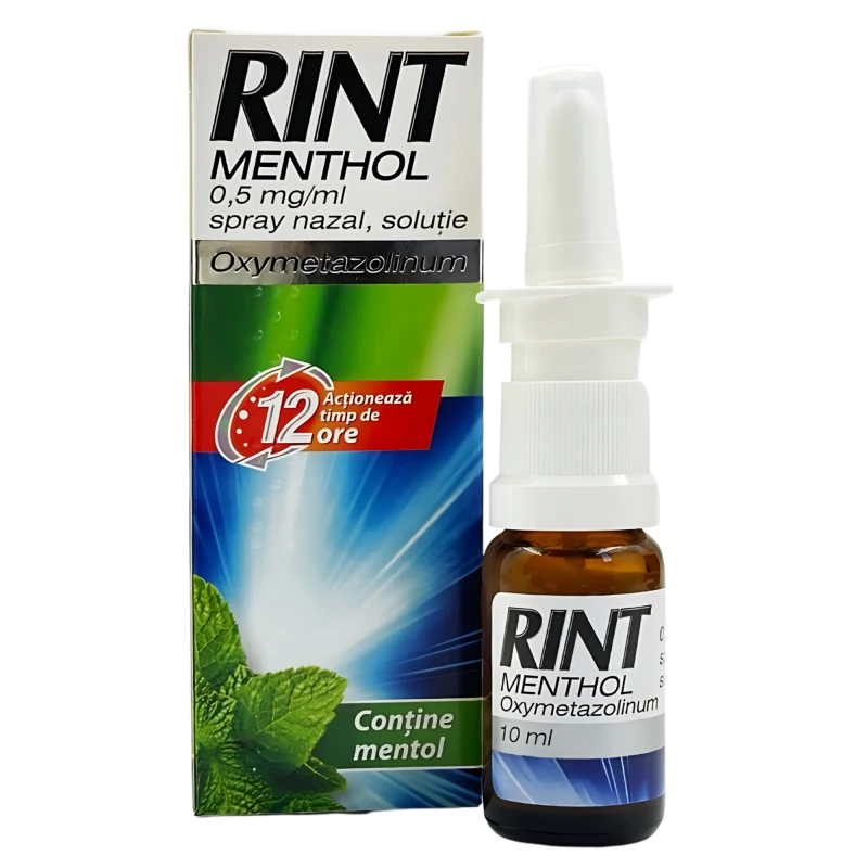 Rint Menthol 0,5 mg/ml / 10 ml spray nazal, soluţie