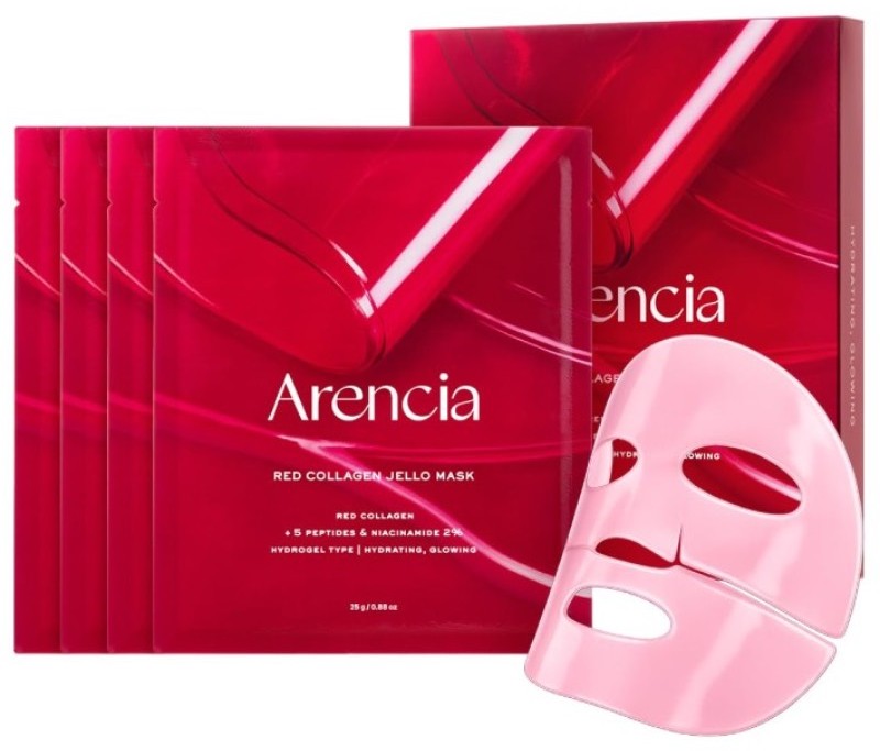 Arencia Red Collagen Jello Mask 1ea 25ml