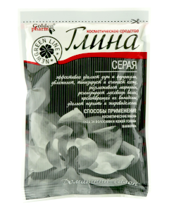 Golden-Farm Argila cosmetica gri 60 g Mască 1 comp