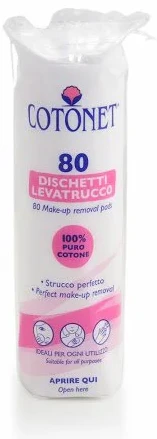 Discuri din bumbac Cotonet, 80 buc.