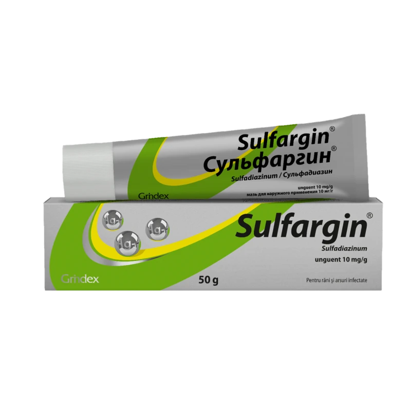 Sulfargin 10 mg/g / 50 g unguent